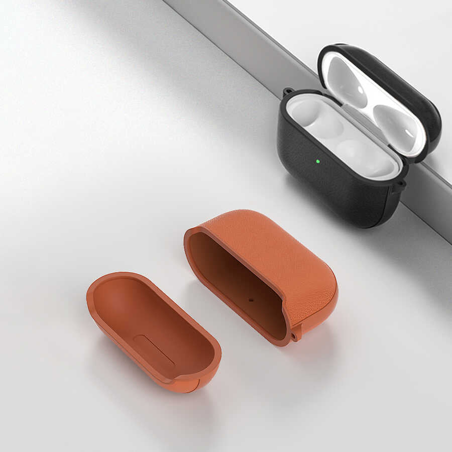 Wiwu Calfskin Airpods 3. Nesil Kılıf - 3 Wiwu Calfskin Airpods 3. Nesil Kılıf - 3